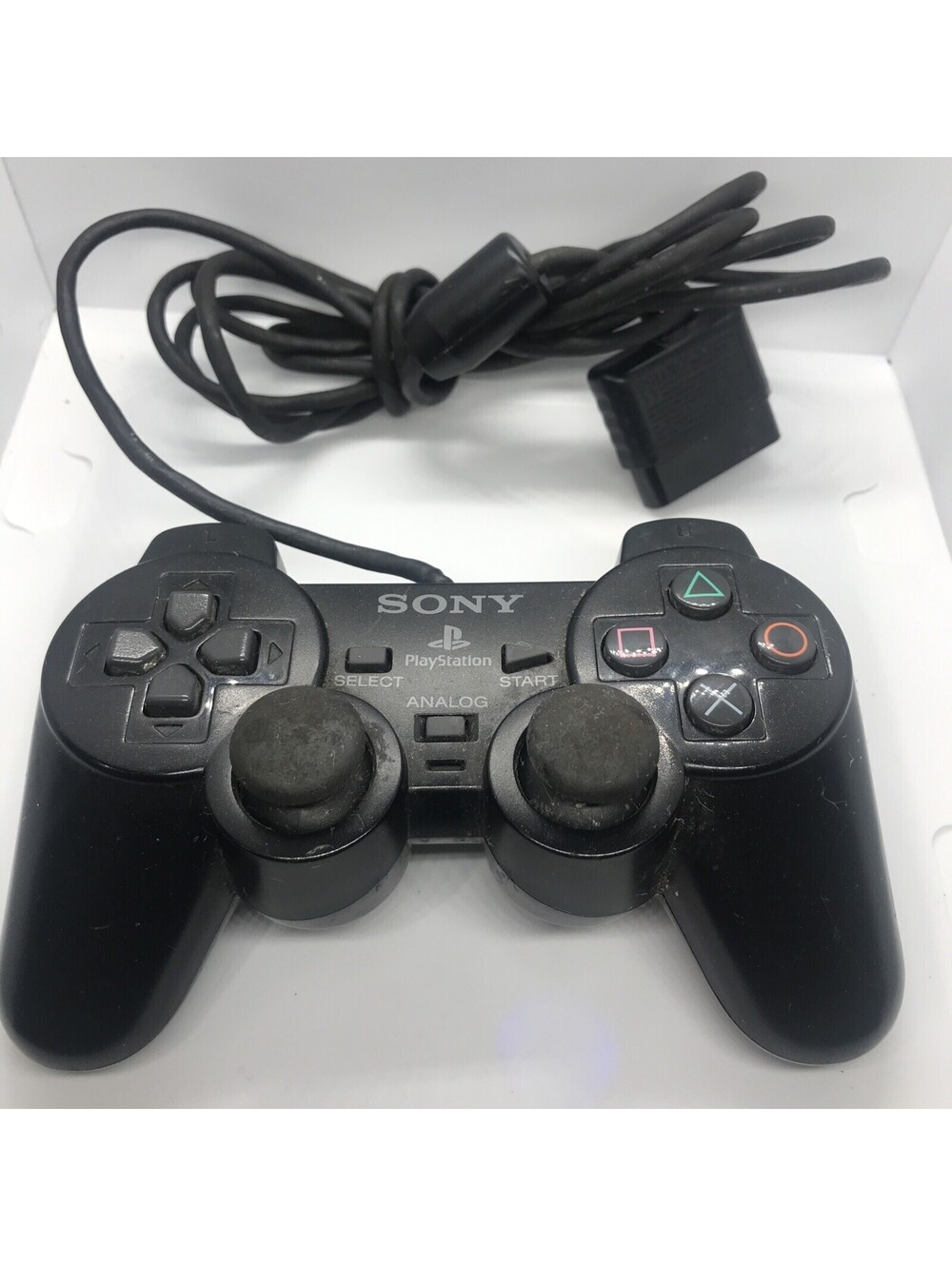 Official OEM Sony Playstation 2 PS2 Dual Shock Controller Black SCPH-10010